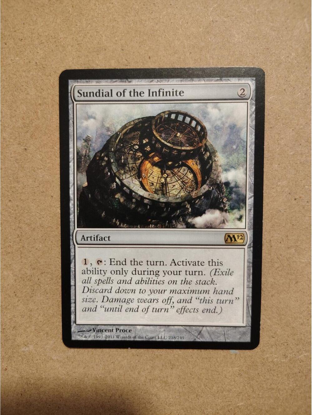 MTG Single Sundial of the Infinite gently played